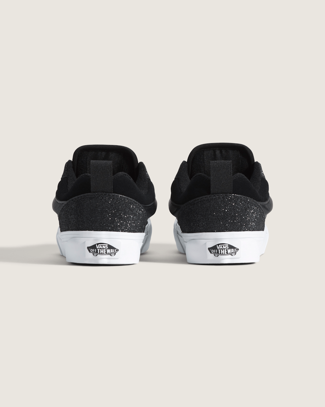 Kids Vans Little Kids Knu Skool Shoe in Dazzled Black