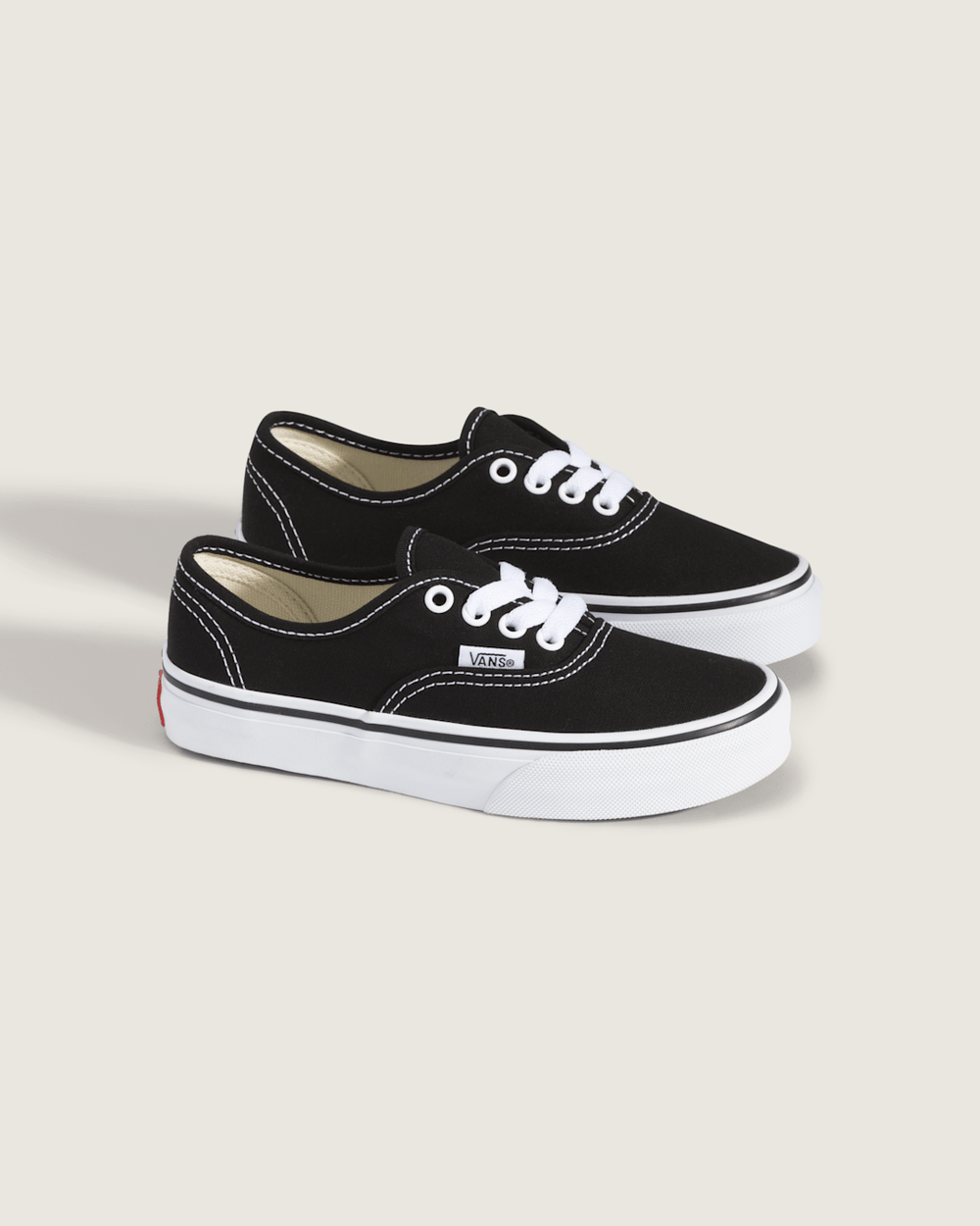 Kids Vans Kids Authentic Black/True White Shoes
