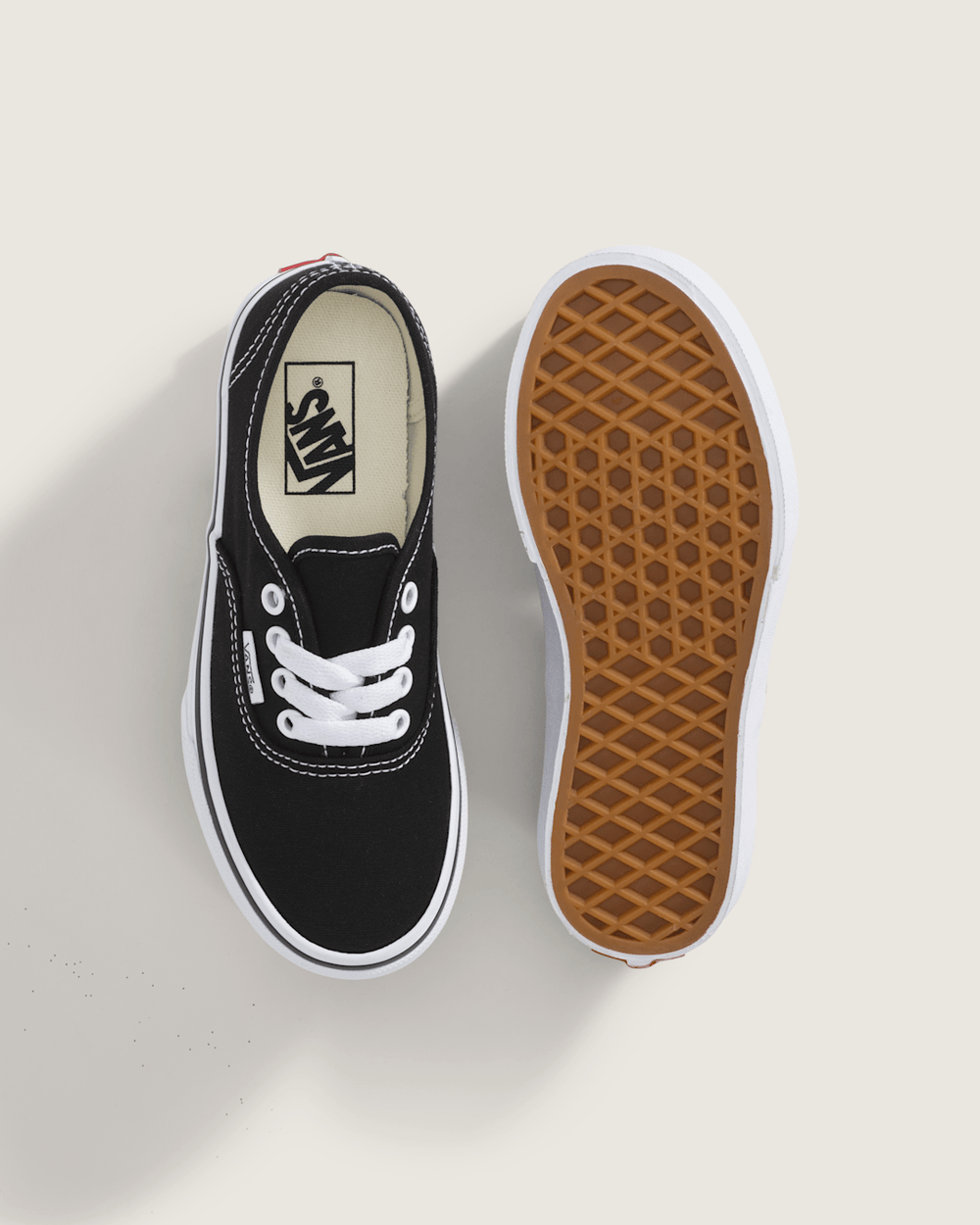 Kids Vans Kids Authentic Black/True White Shoes