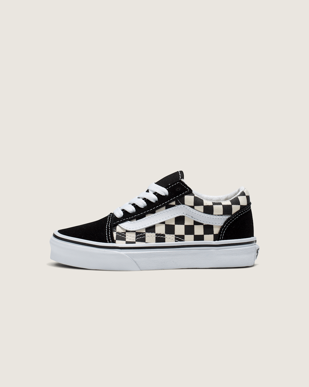 Kids Vans Kids Old Skool Primary Check Black/White Shoes