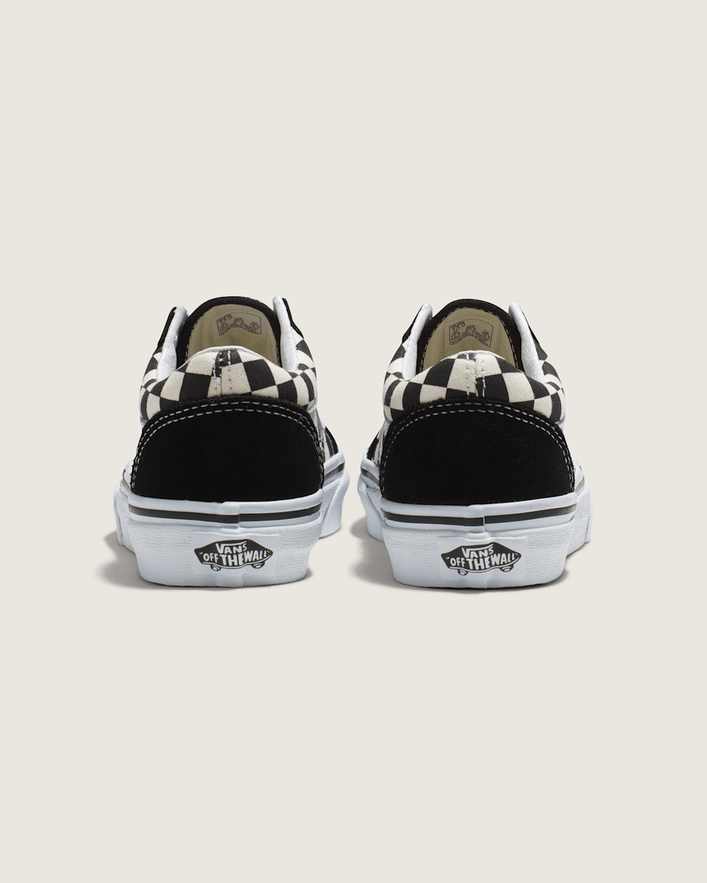 Kids Vans Kids Old Skool Primary Check Black/White Shoes