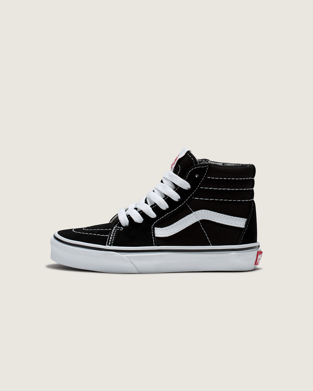 Kids Vans Kids Sk8-Hi Black/True White Shoes