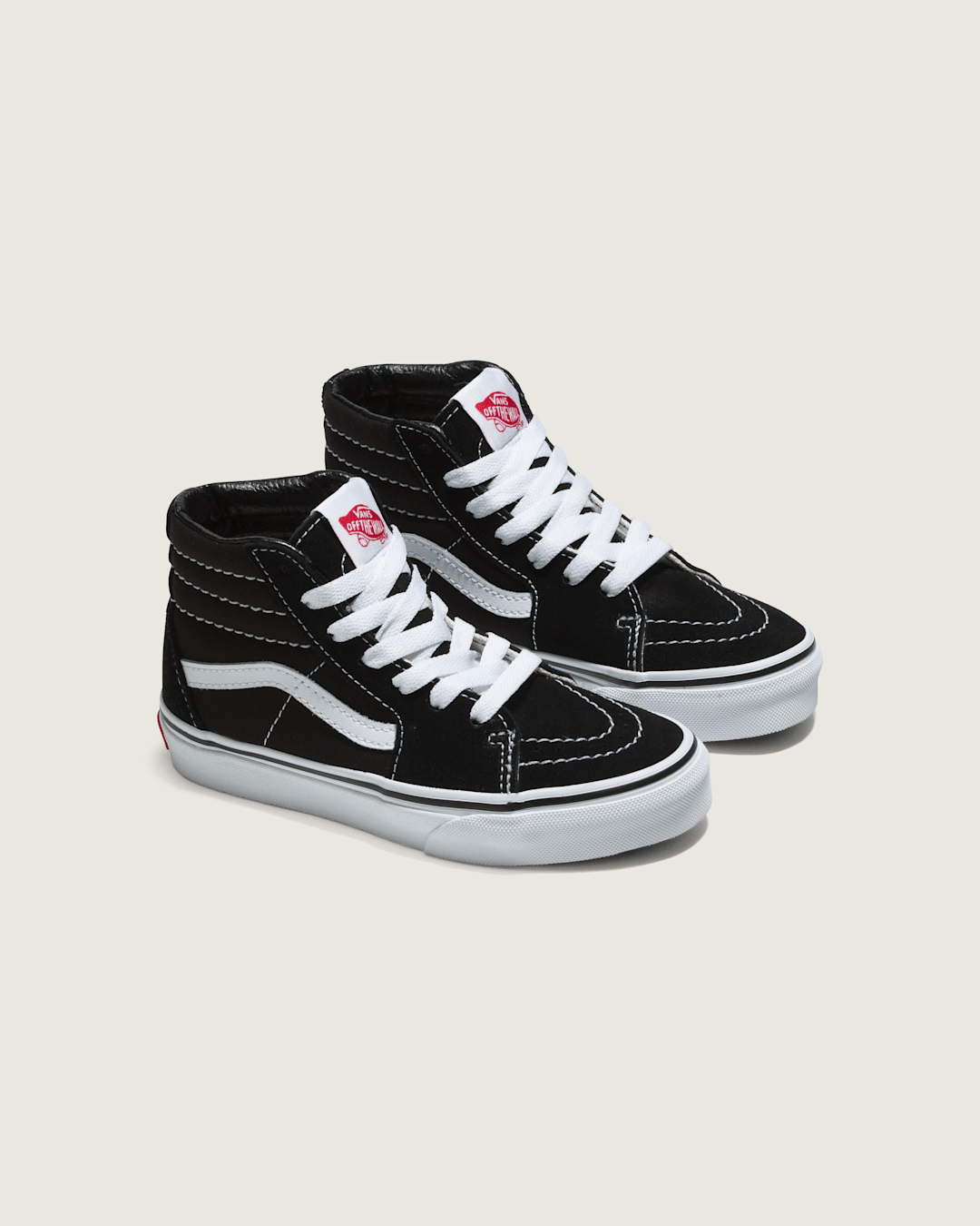 Kids Vans Kids Sk8-Hi Black/True White Shoes