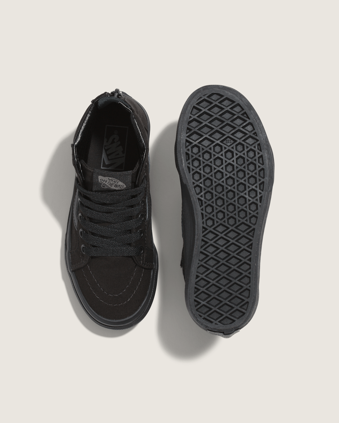 Kids Vans Little Kids Sk8-Hi Zip Checkerboard Shoe in Checkerboard Black / Black