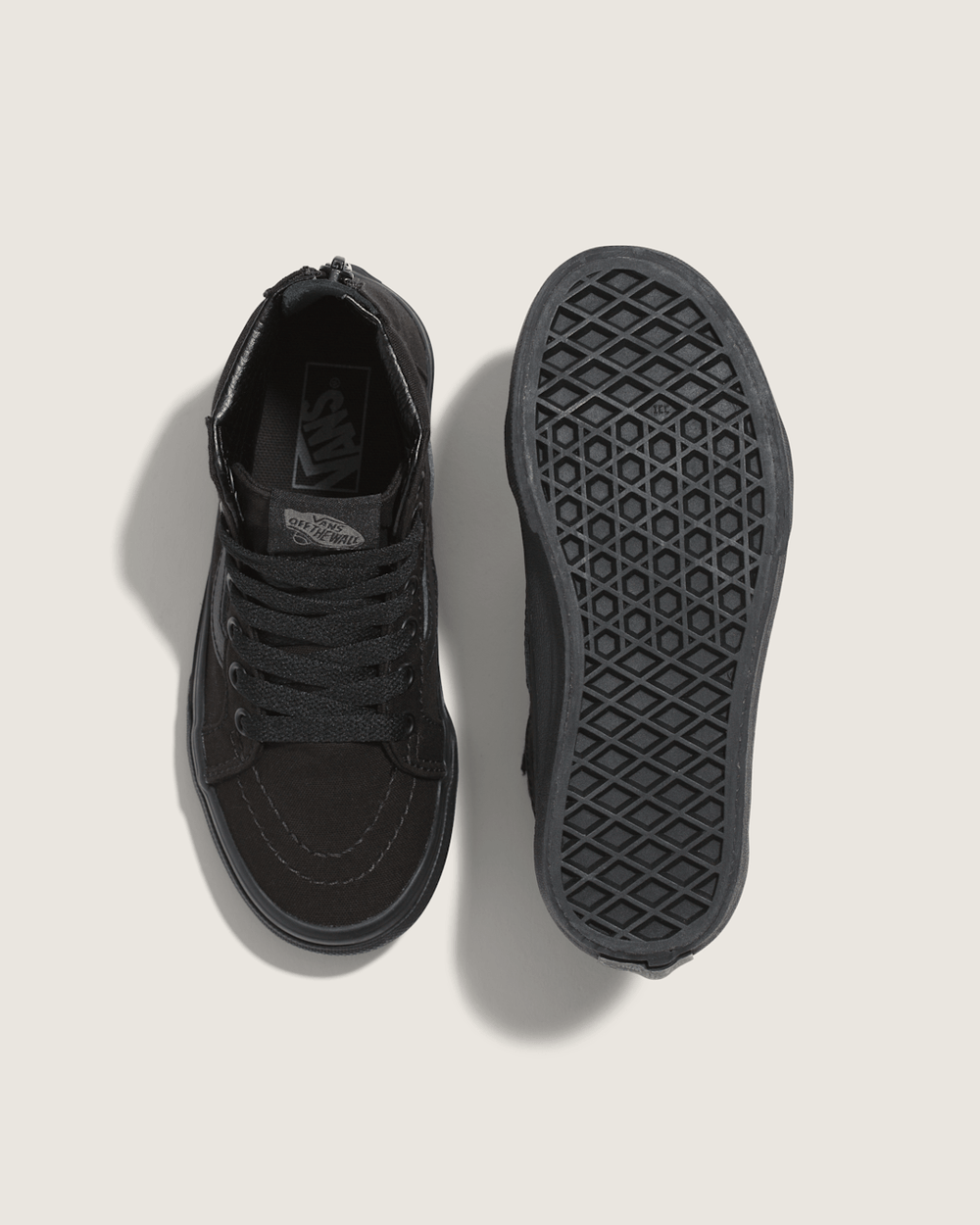 Kids Vans Little Kids Sk8-Hi Zip Checkerboard Shoe in Checkerboard Black / Black