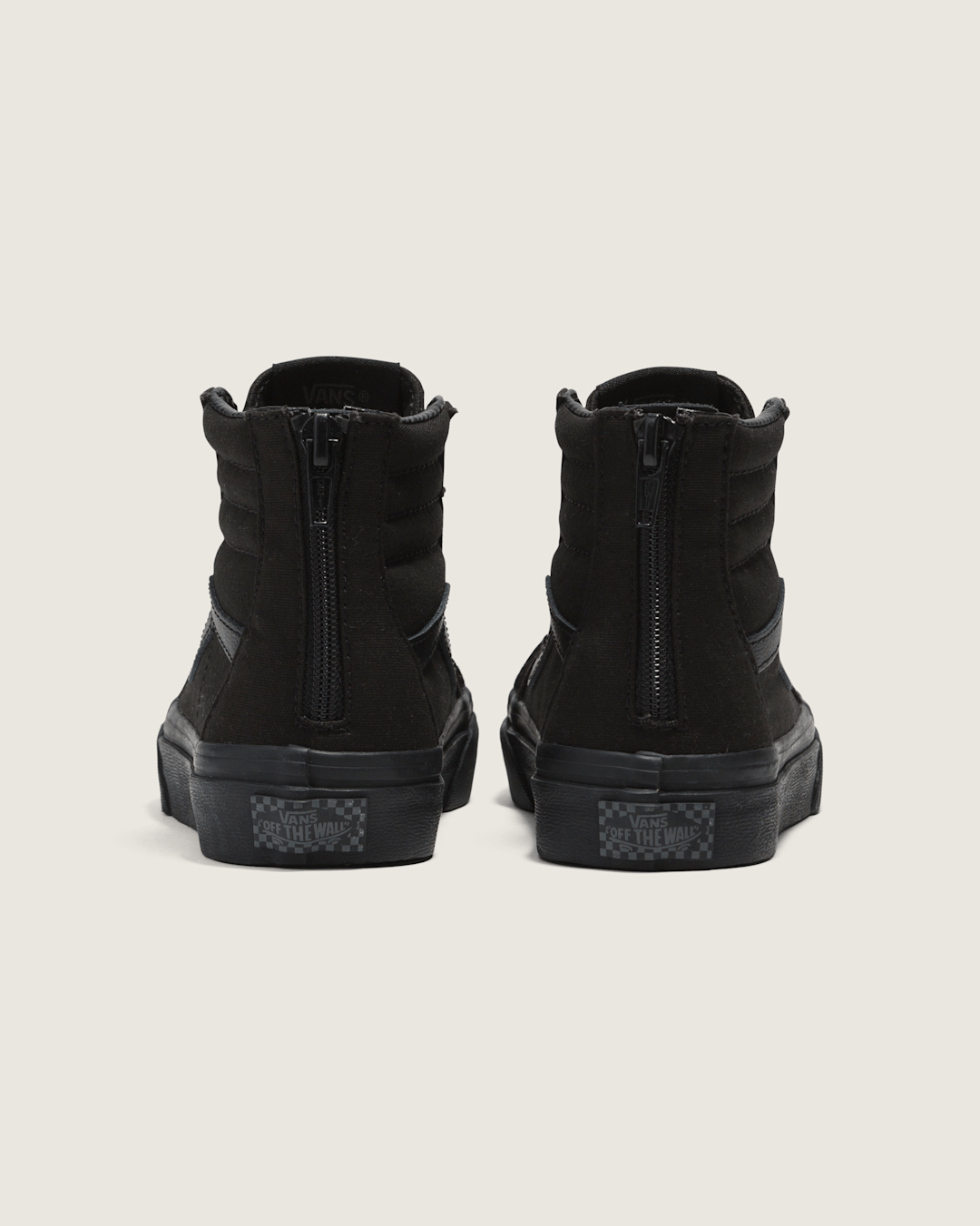 Kids Vans Little Kids Sk8-Hi Zip Checkerboard Shoe in Checkerboard Black / Black