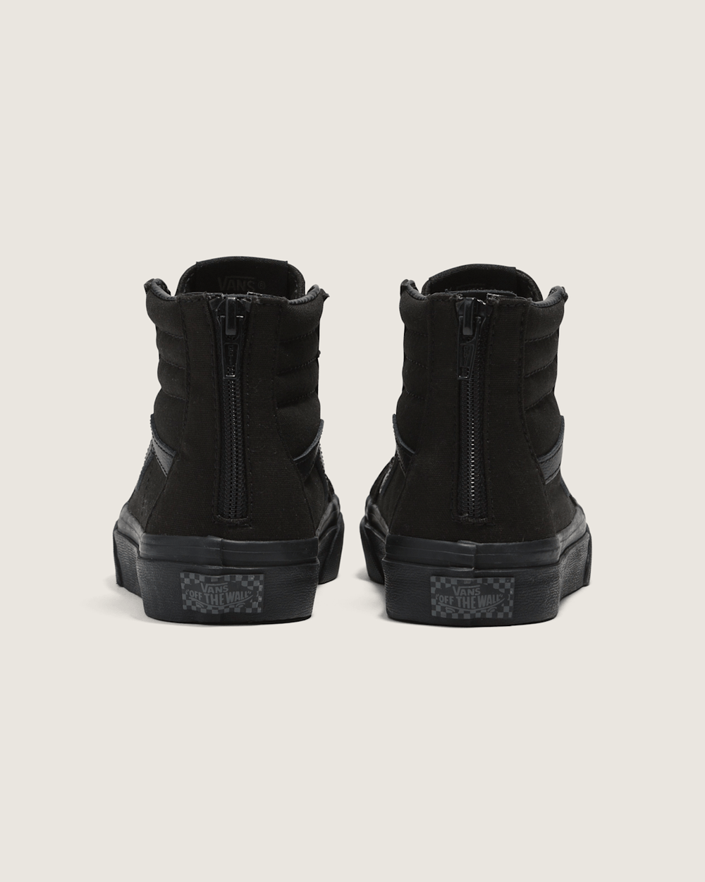 Kids Vans Little Kids Sk8-Hi Zip Checkerboard Shoe in Checkerboard Black / Black