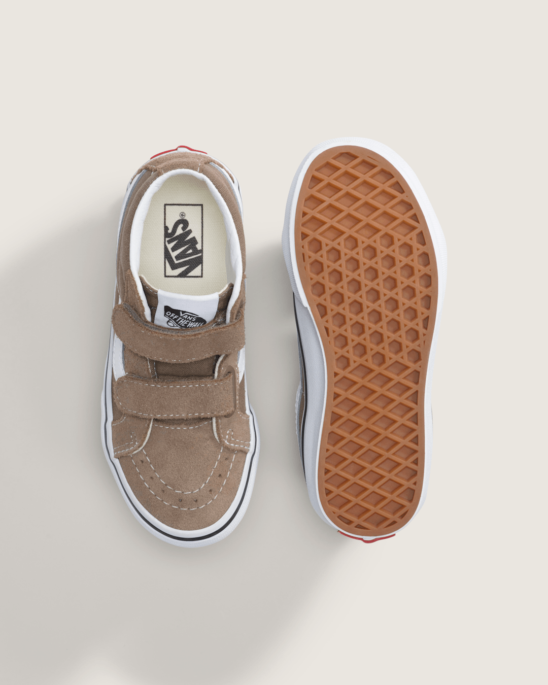 Kids Vans Little Kids SK8-Mid V Shoe in Walnut Brown