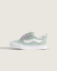Kids|Sale Vans Little Kids Knu Skool Shoe in Grey / Olive Green