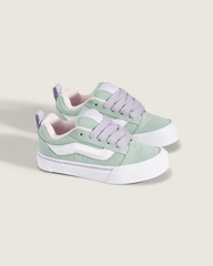 Kids|Sale Vans Little Kids Knu Skool Shoe in Grey / Olive Green