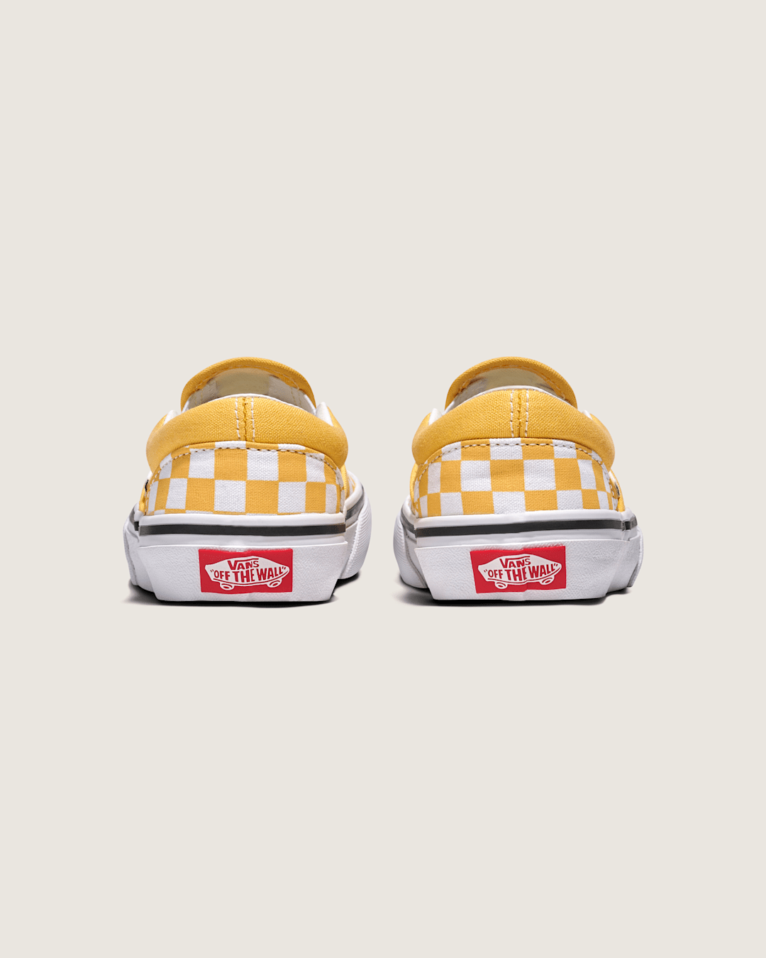 Kids|Sale Vans Little Kids Classic Slip-On Checkerboard Shoe in Banana Cream Yellow / White