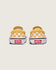 Kids|Sale Vans Little Kids Classic Slip-On Checkerboard Shoe in Banana Cream Yellow / White