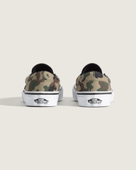 Kids|Sale Vans Little Kids Classic Slip-On Shoe in Camo Black / Green