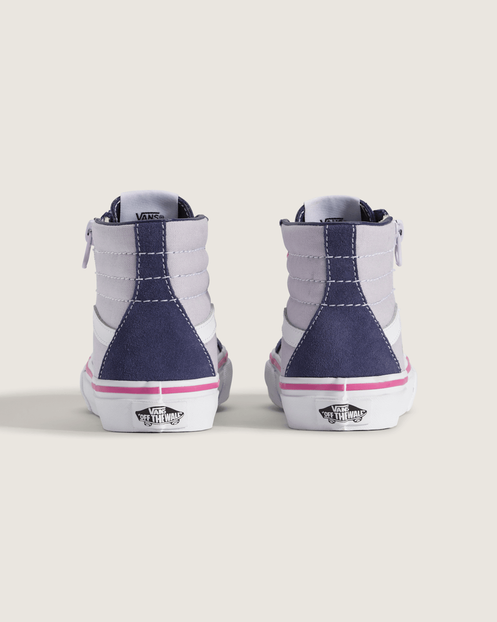 Kids|Sale Vans Little Kids Sk8-Hi Side Zip Shoe in Deep Twilight Blue / Lilac Mist