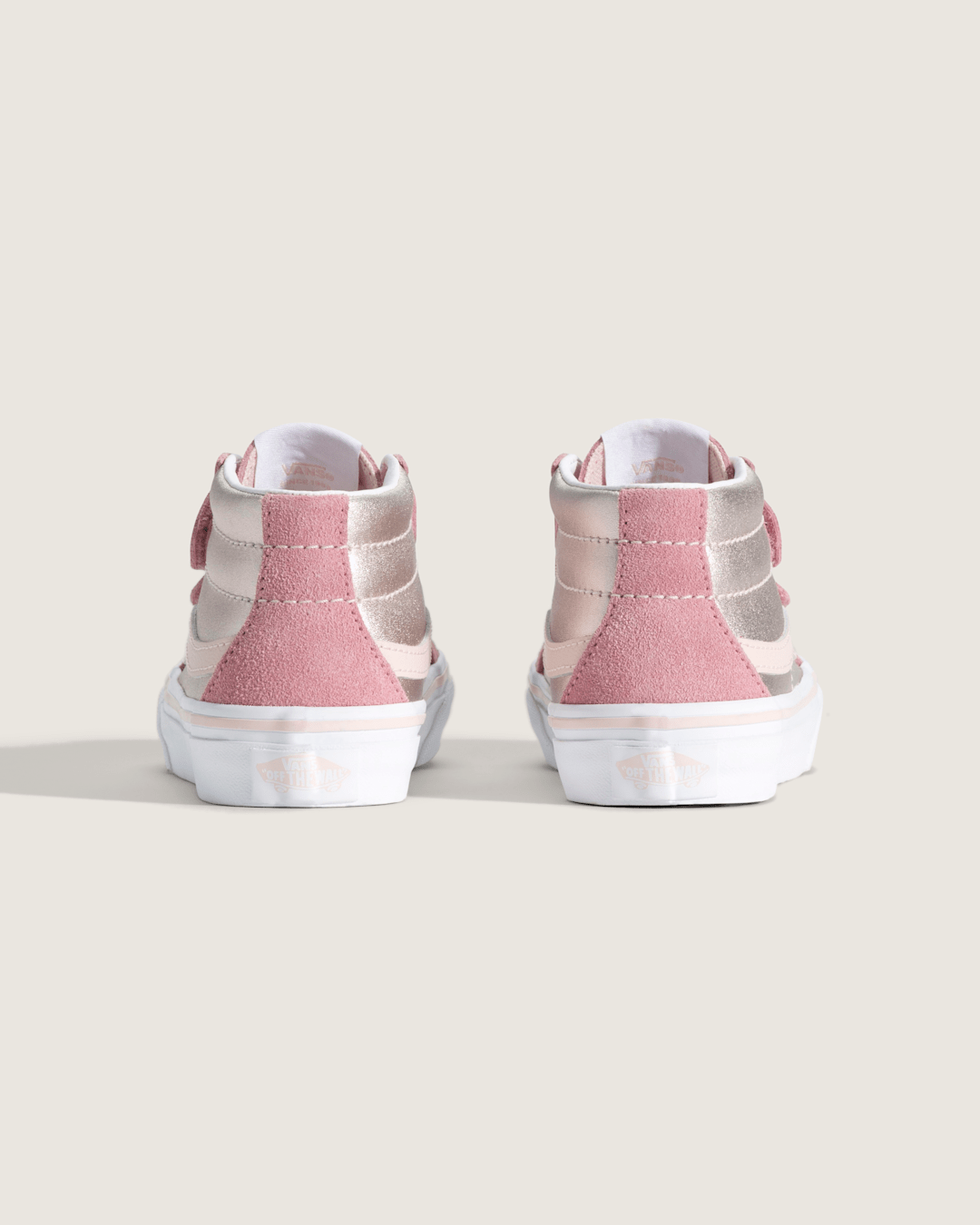 Kids|Sale Vans Little Kids Sk8-Mid Reissue V Shoe in Metallic Pop Pink
