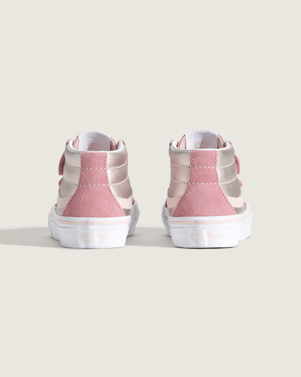 Kids|Sale Vans Little Kids Sk8-Mid Reissue V Shoe in Metallic Pop Pink