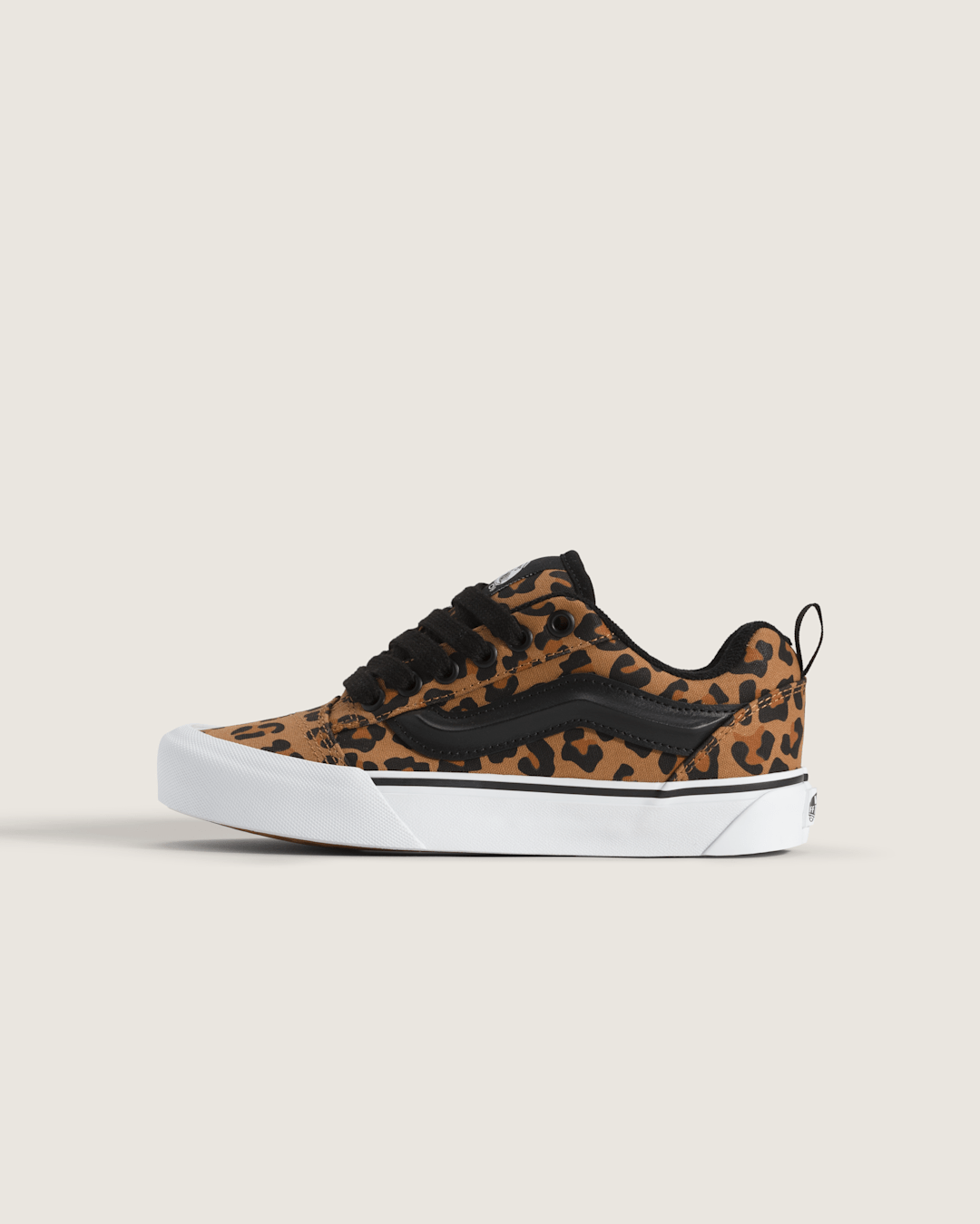 Kids|Sale Vans Little Kids Knu Skool Shoe in Leopard Brown / Black