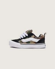 Kids|Sale Vans Little Kids Knu Skool Shoe in Camo Jungle Green