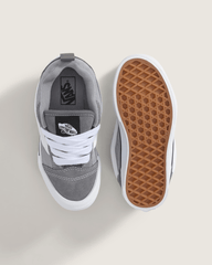 Kids|Sale Vans Little Kids Knu Skool Shoe in Pewter Grey / White