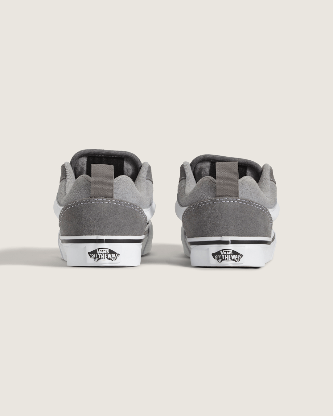 Kids|Sale Vans Little Kids Knu Skool Shoe in Pewter Grey / White