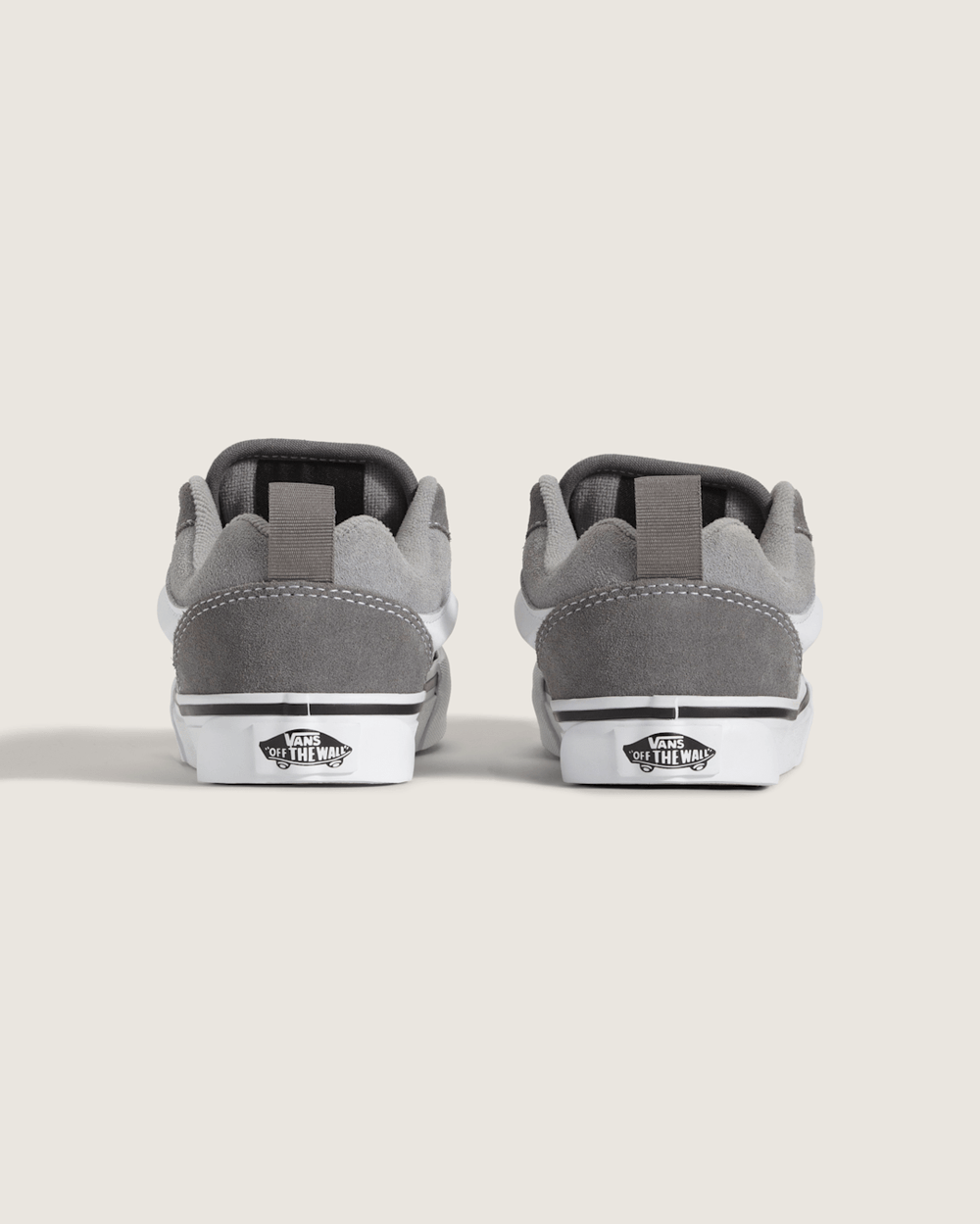 Kids|Sale Vans Little Kids Knu Skool Shoe in Pewter Grey / White