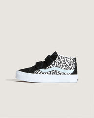 Kids|Sale Vans Little Kids Sk8-Mid V Shoe in Glitter Leopard Pastel Blue
