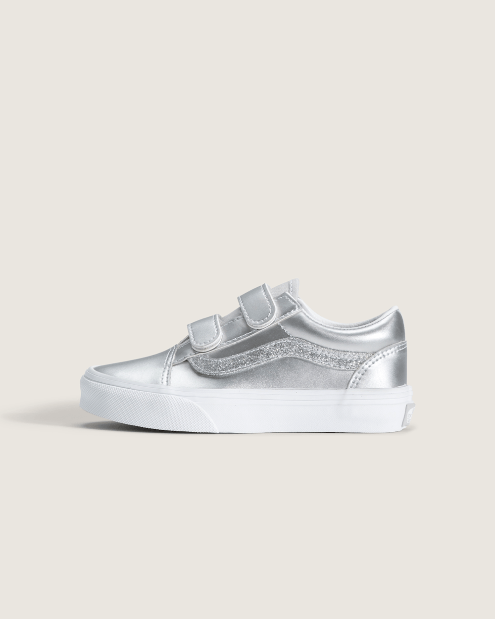 Kids|Sale Vans Little Kids Old Skool V Shoe in Dazzled Lunar Rock Grey