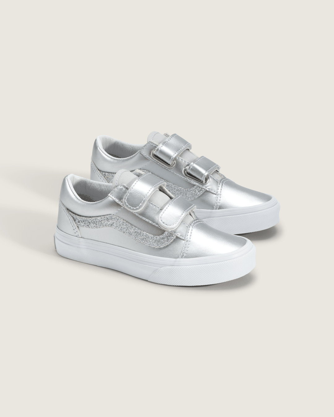 Kids|Sale Vans Little Kids Old Skool V Shoe in Dazzled Lunar Rock Grey