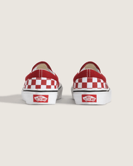 Kids|Sale Vans Little Kids Classic Slip-On Checkerboard Shoe in Checkerboard Chili Pepper Red