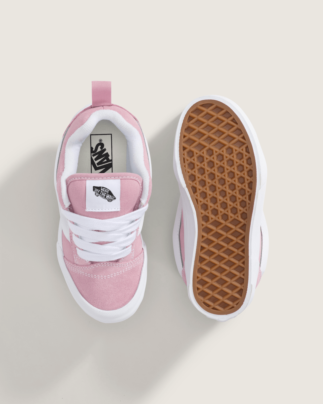 Kids|Sale Vans Little Kids Knu Skool Shoe in Dawn Pink / True White