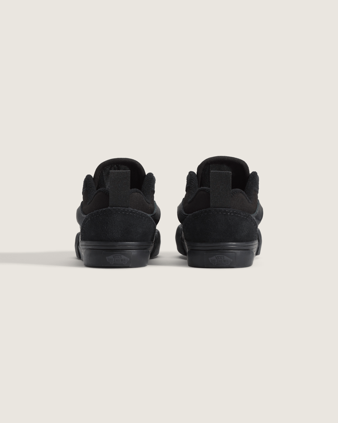 Kids Vans Toddler Knu Skool Shoe in Triple Black