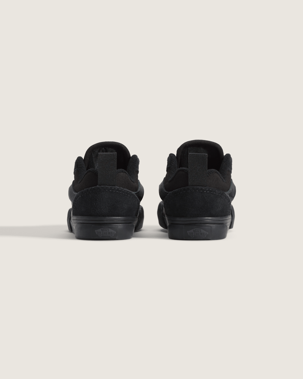 Kids Vans Toddler Knu Skool Shoe in Triple Black