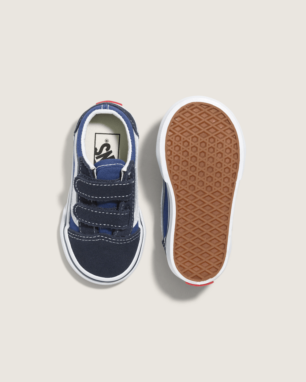 Kids Vans Toddler Old Skool V Navy Shoes
