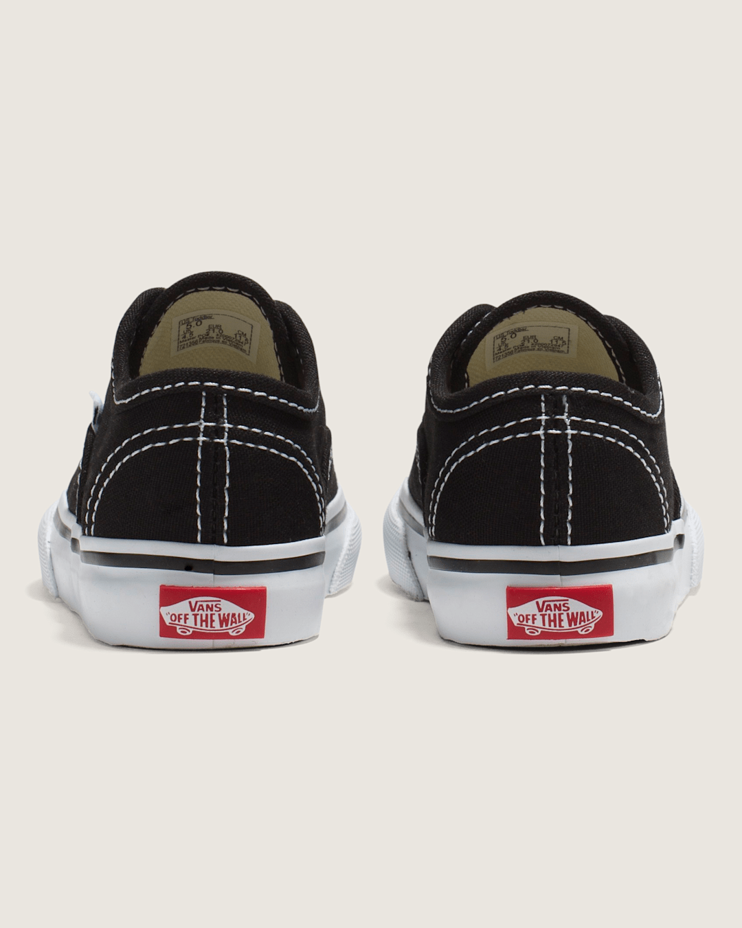 Kids Vans Toddler Authentic Black Shoes