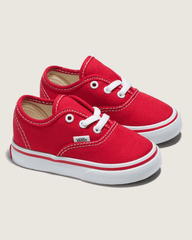 Kids Vans Toddler Authentic Red Shoes