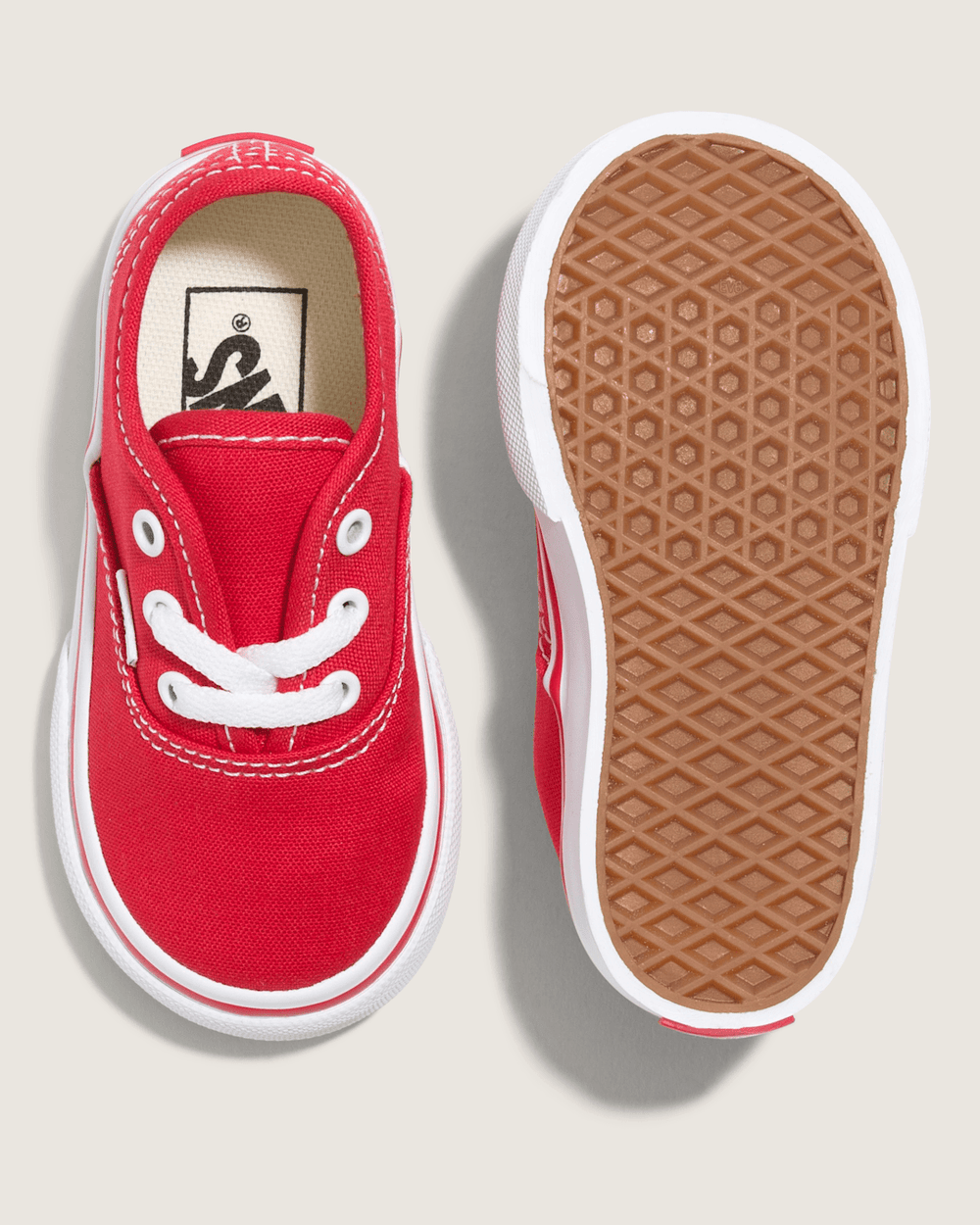 Kids Vans Toddler Authentic Red Shoes