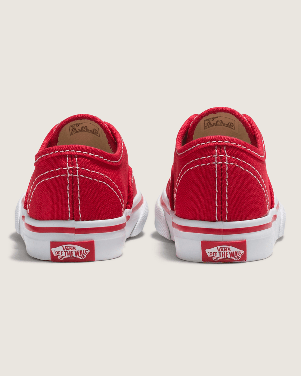 Kids Vans Toddler Authentic Red Shoes