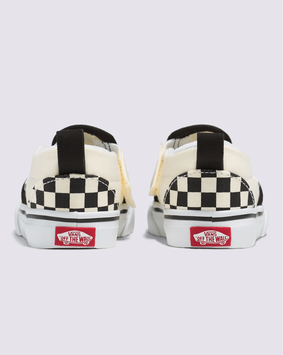 Kids Vans Toddler Slip-On V Checkerboard Black/Whitee Shoes