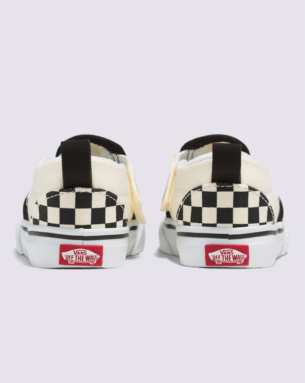 Kids Vans Toddler Slip-On V Checkerboard Black/Whitee Shoes