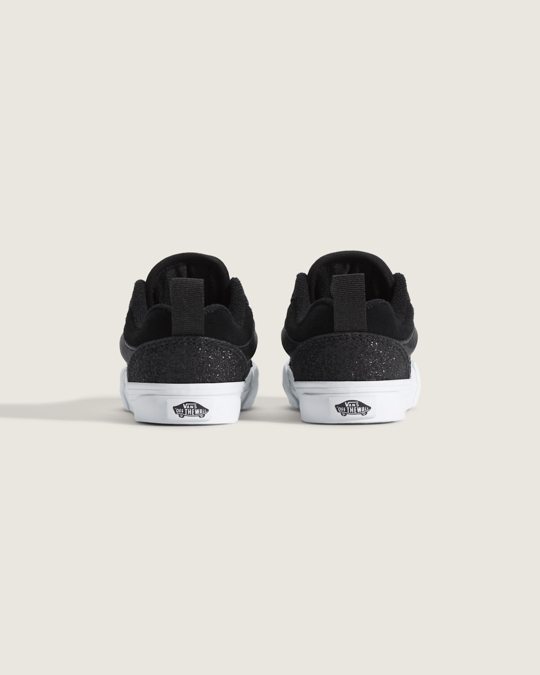 Kids Vans Toddler Knu Skool Shoe in Dazzled Black