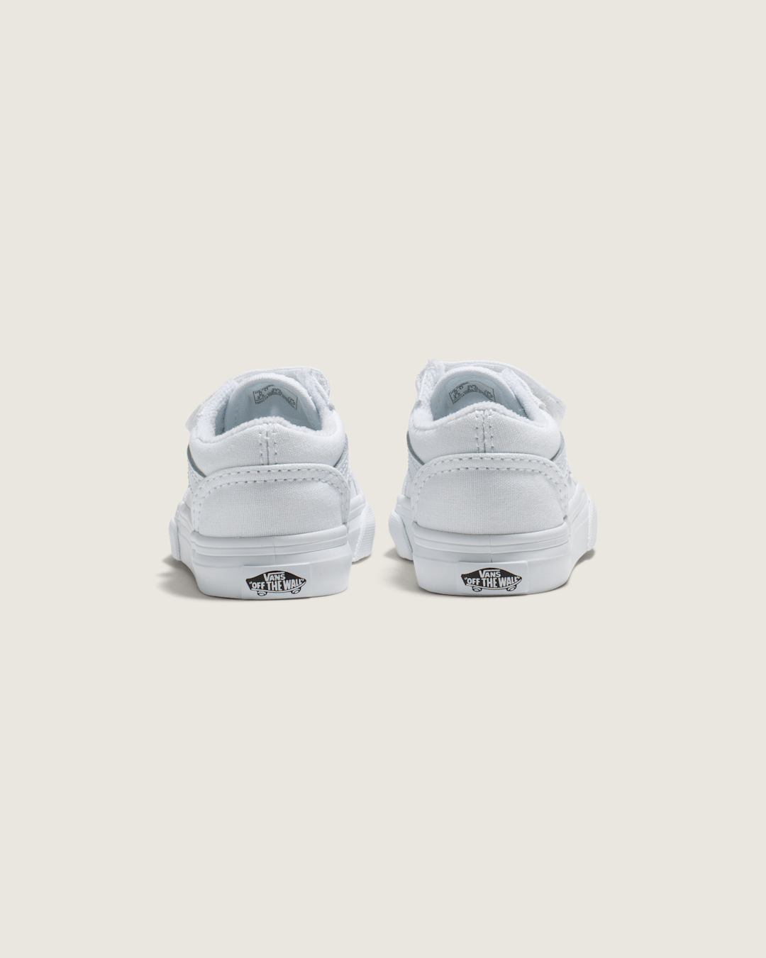 Kids Vans Toddler Old Skool V True White/True White Shoes