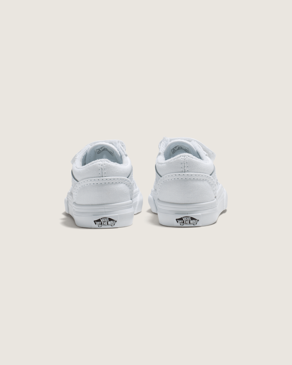 Kids Vans Toddler Old Skool V True White/True White Shoes