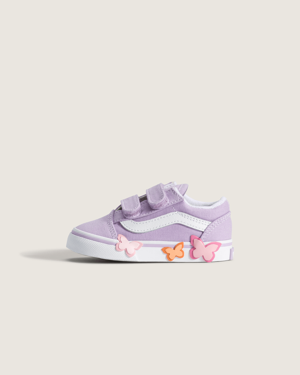 Kids Vans Toddler Old Skool V Shoe in Soft Orchid Purple