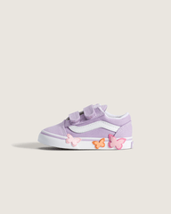 Kids Vans Toddler Old Skool V Shoe in Soft Orchid Purple