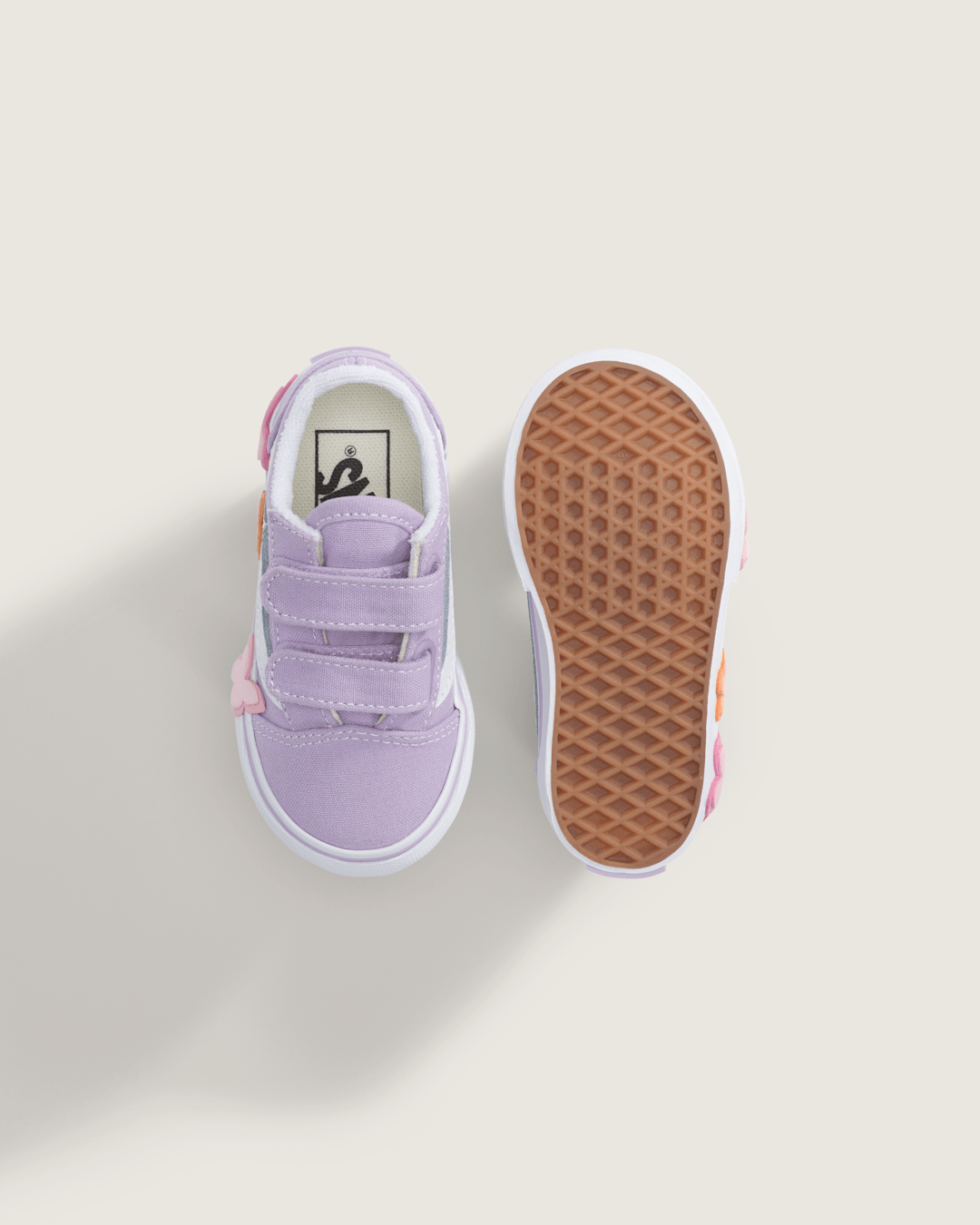 Kids Vans Toddler Old Skool V Shoe in Soft Orchid Purple