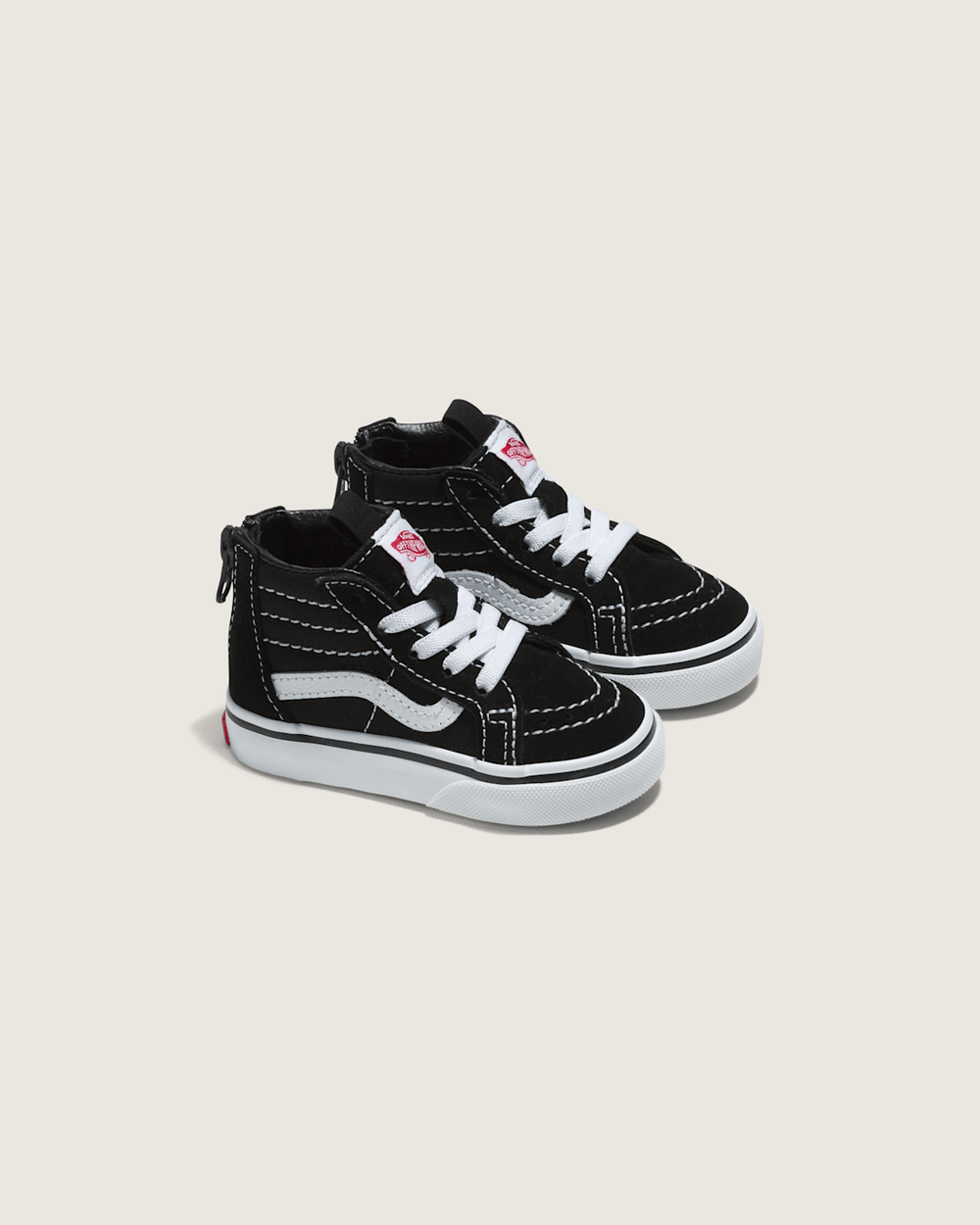 Kids Vans Toddler Sk8-Hi Zip Black/White Shoes