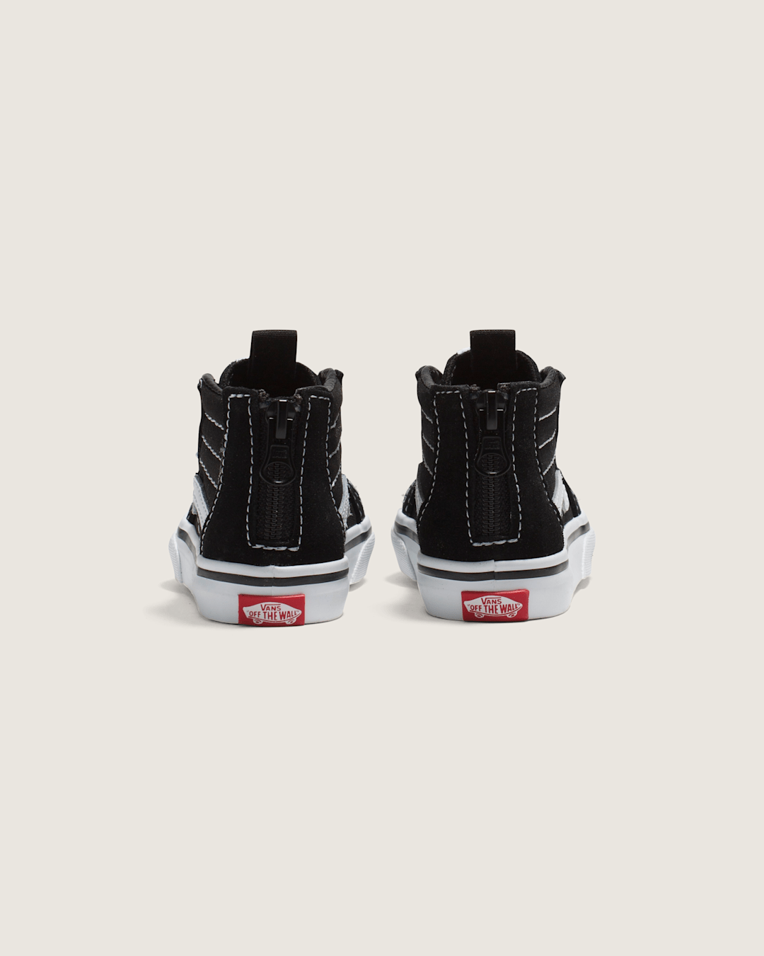 Kids Vans Toddler Sk8-Hi Zip Black/White Shoes