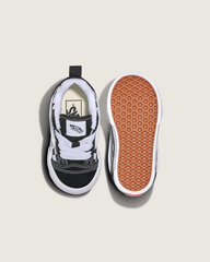 Kids Vans Toddler Knu Skool Checkerboard Shoe in Checkerboard Black / True White