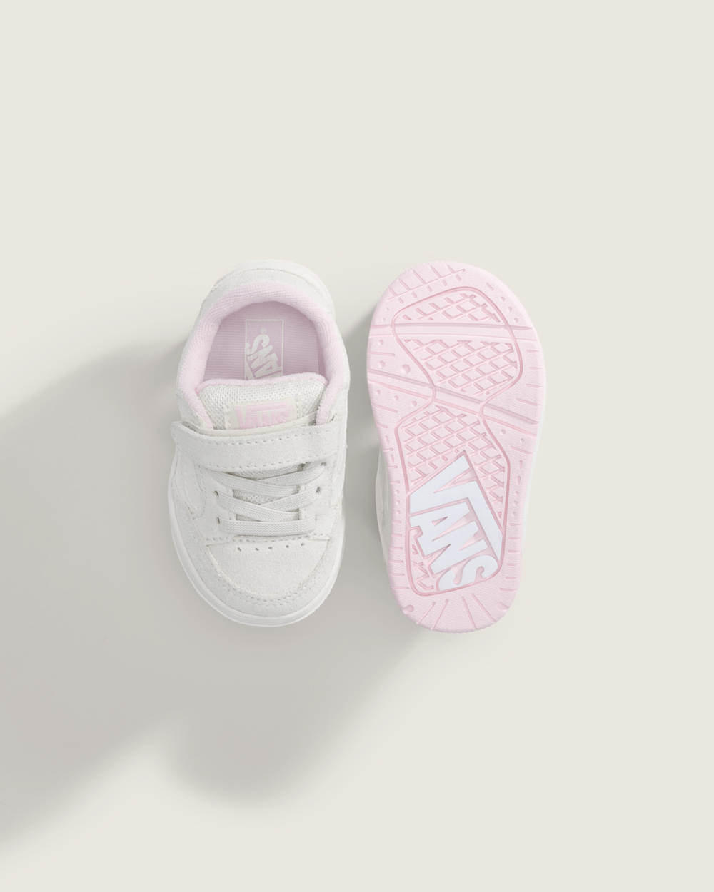 Kids Vans Toddler Hylane V Shoe in Marshmallow White / Pink