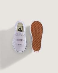 Kids Vans Toddler Old Skool V Checkerboard Shoe in Checkerboard Lilac Mist Purple